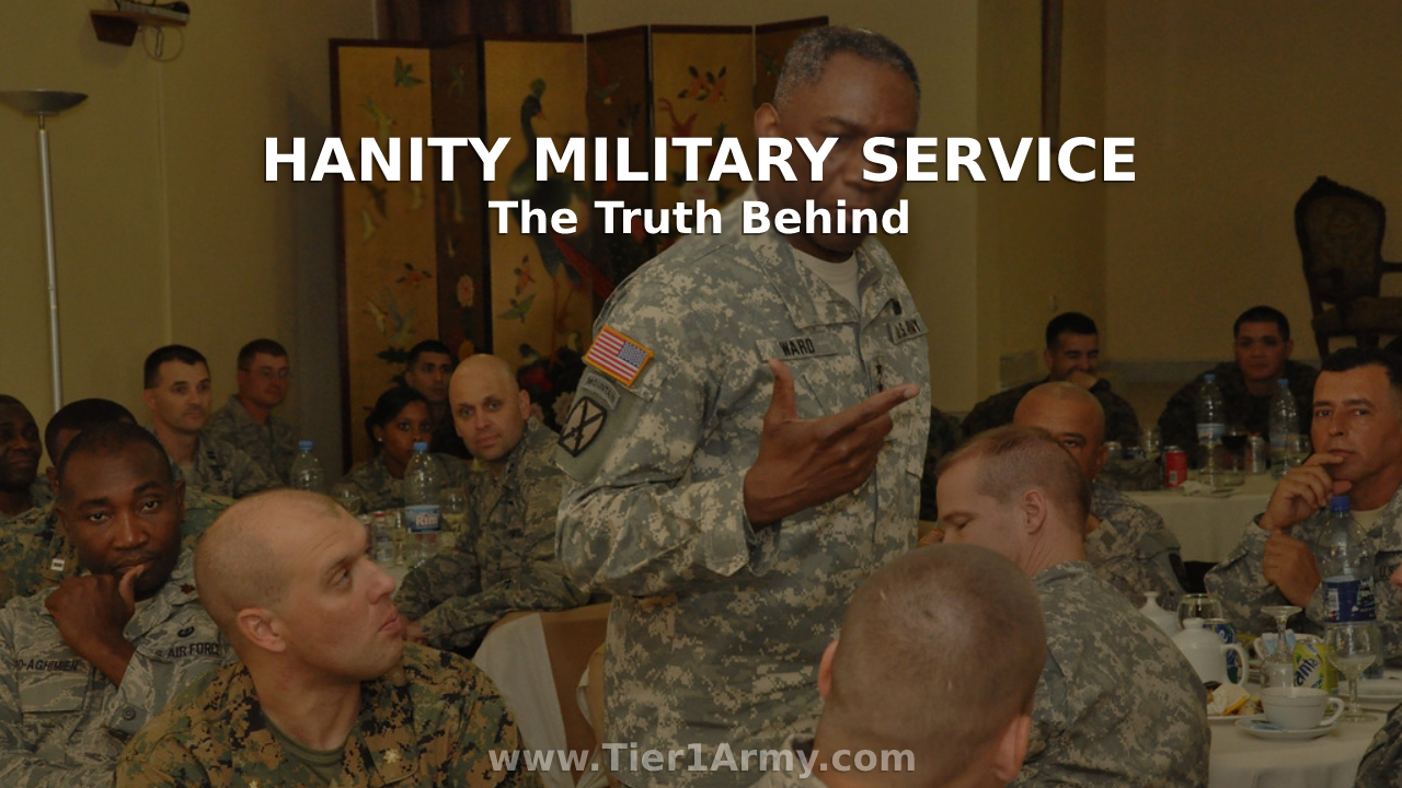 Hannity Military Service Revealed And The Truth Behind