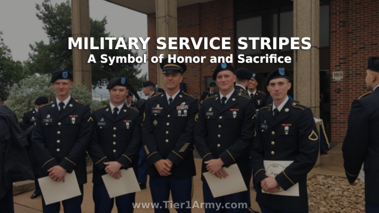 Military Service Stripes and A Symbol of Honor and Sacrifice