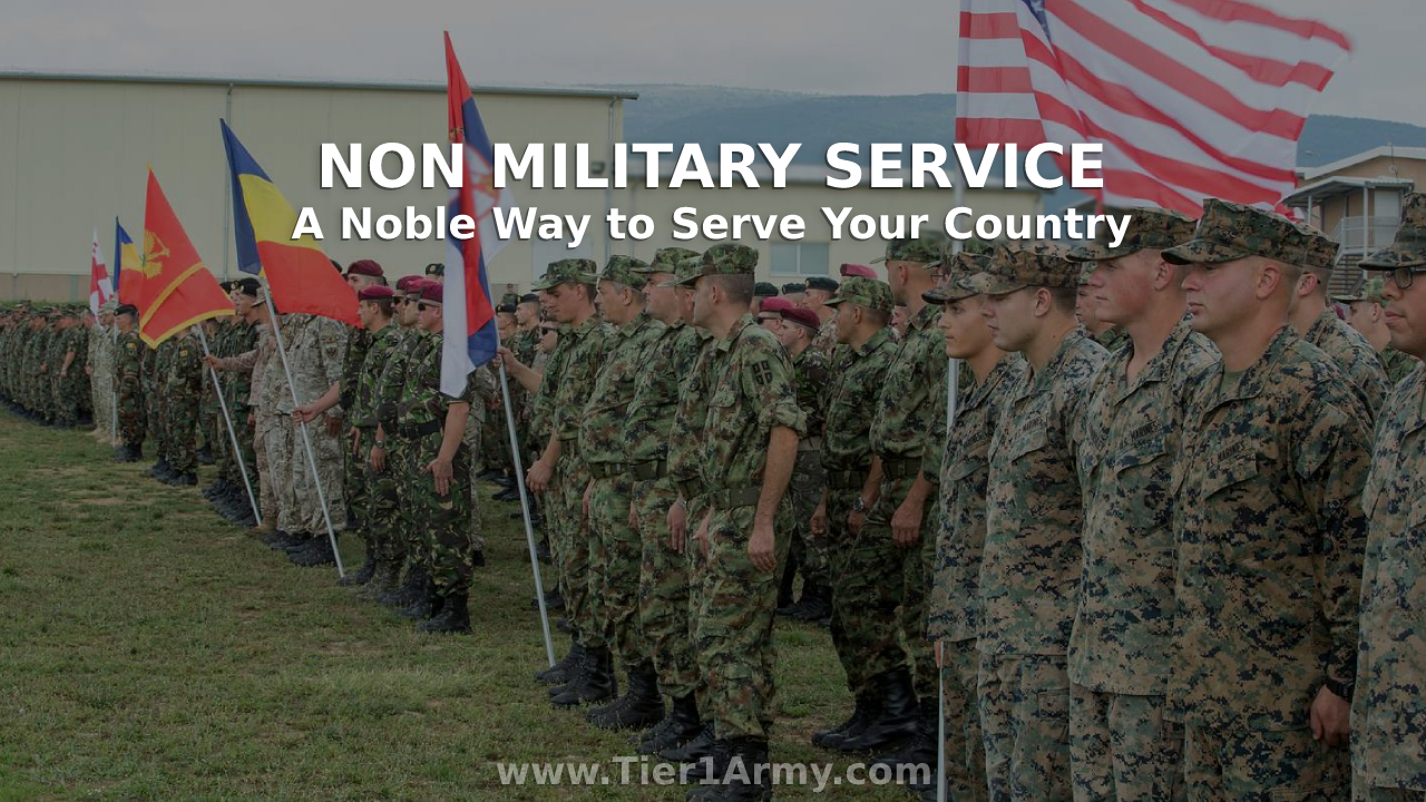 Non Military Services and A Noble Way to Serve Your Country