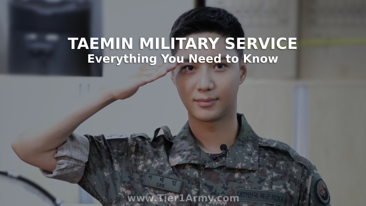 Taemin Military Service and Everything You Need to Know